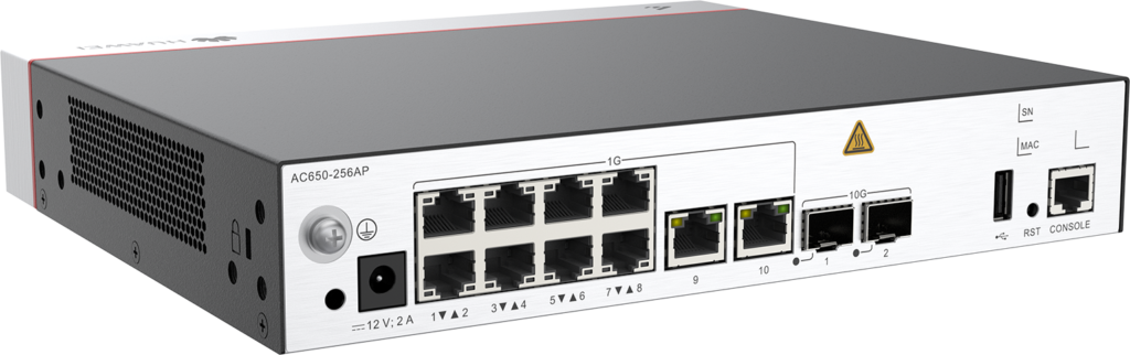 Huawei AC650-256AP mainframe (10GE ports, 210GE SFP+ ports, with the ACDC adapter)